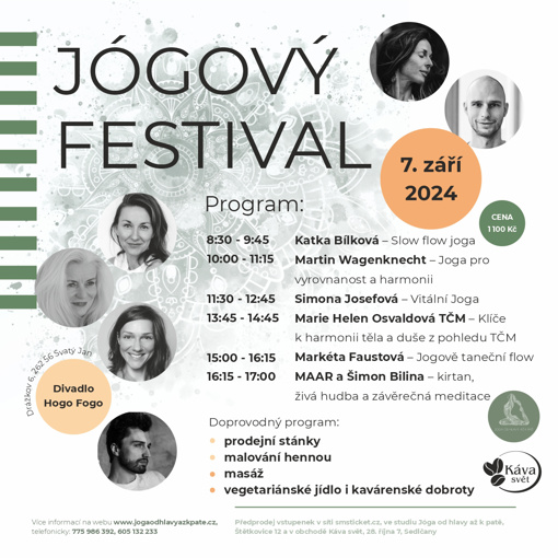 JOGOVÝ FESTIVAL - VYPRODÁNO